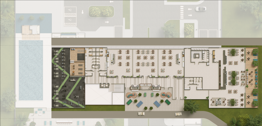 planta 3 colinas golf residence