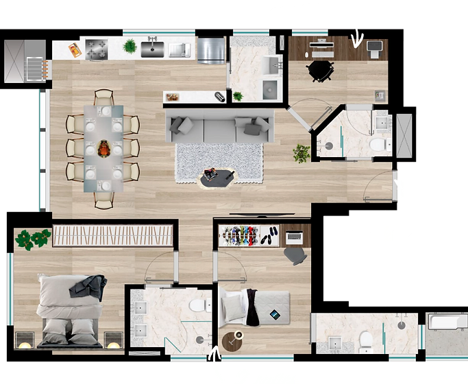 planta design residence 5