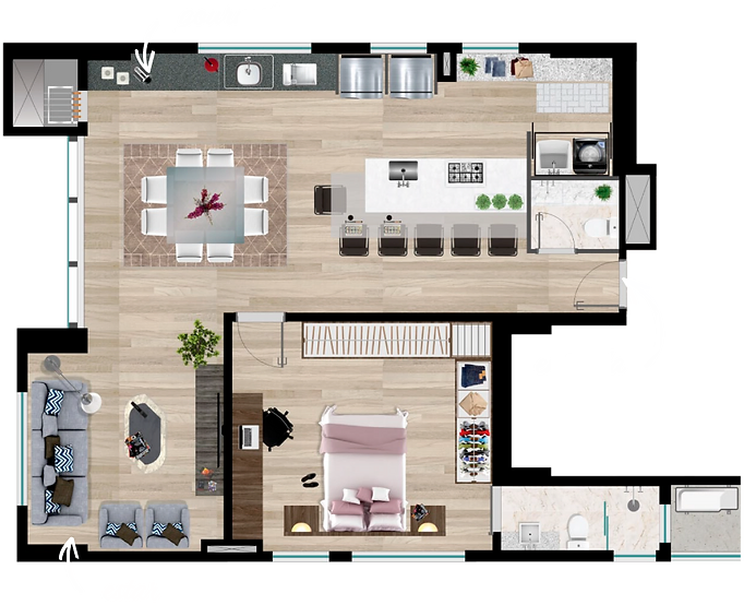 planta design residence 6