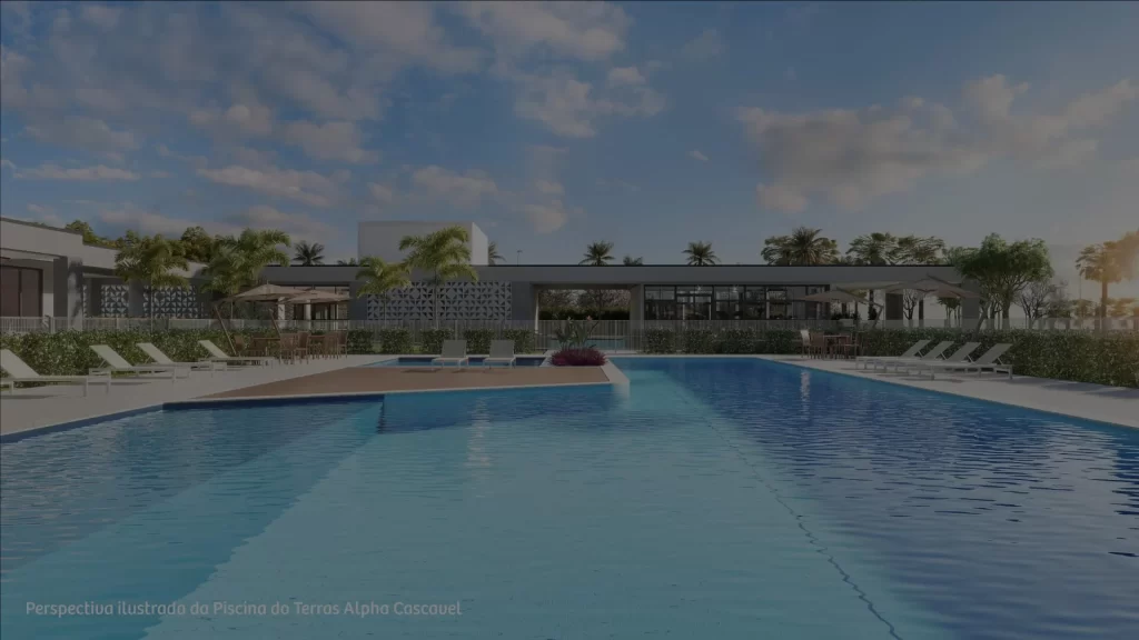 Piscina do Alphaville Terras II Cascavel