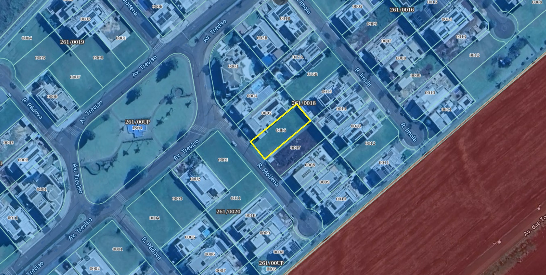 terreno no residencial treviso lote 6 da quadra 18 terreno residencial treviso lote 6 da quadra 18