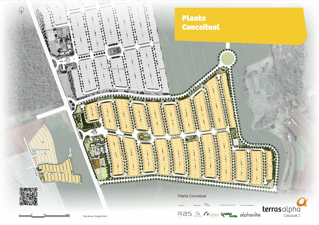 MAPA DO CONDOMÍNIO TERRAS ALPHA CASCAVEL 2 MAPA DO CONDOMÍNIO TERRAS ALPHA 2